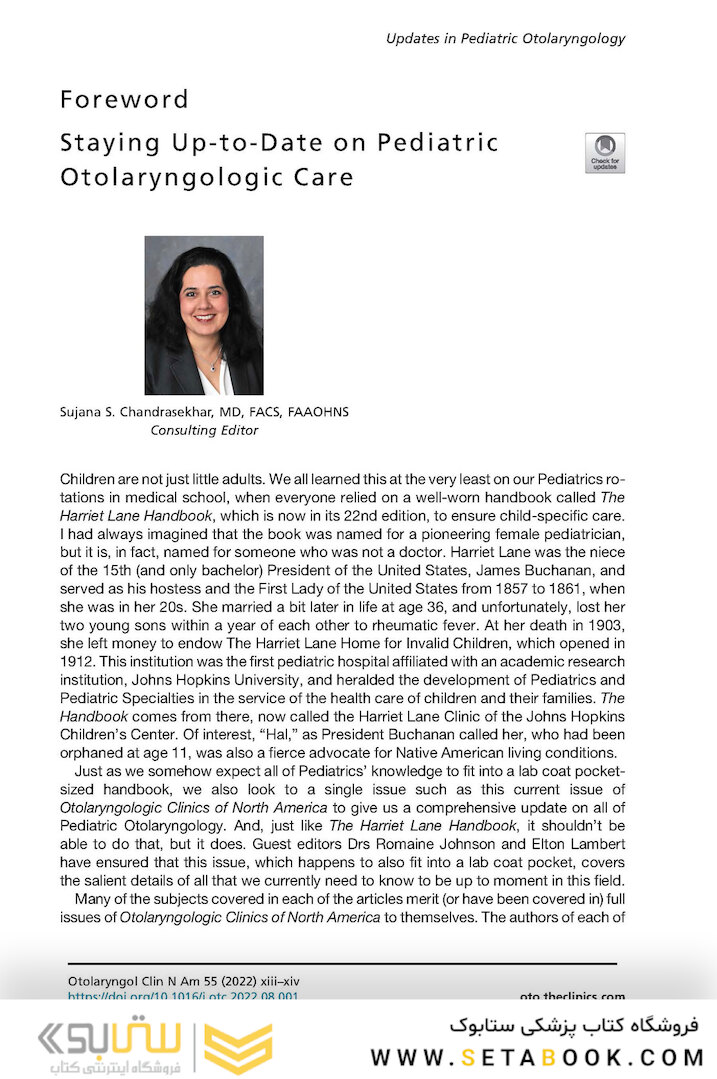 Updates in Pediatric Otolaryngology , An Issue of Otolaryngologic Clinics of North America