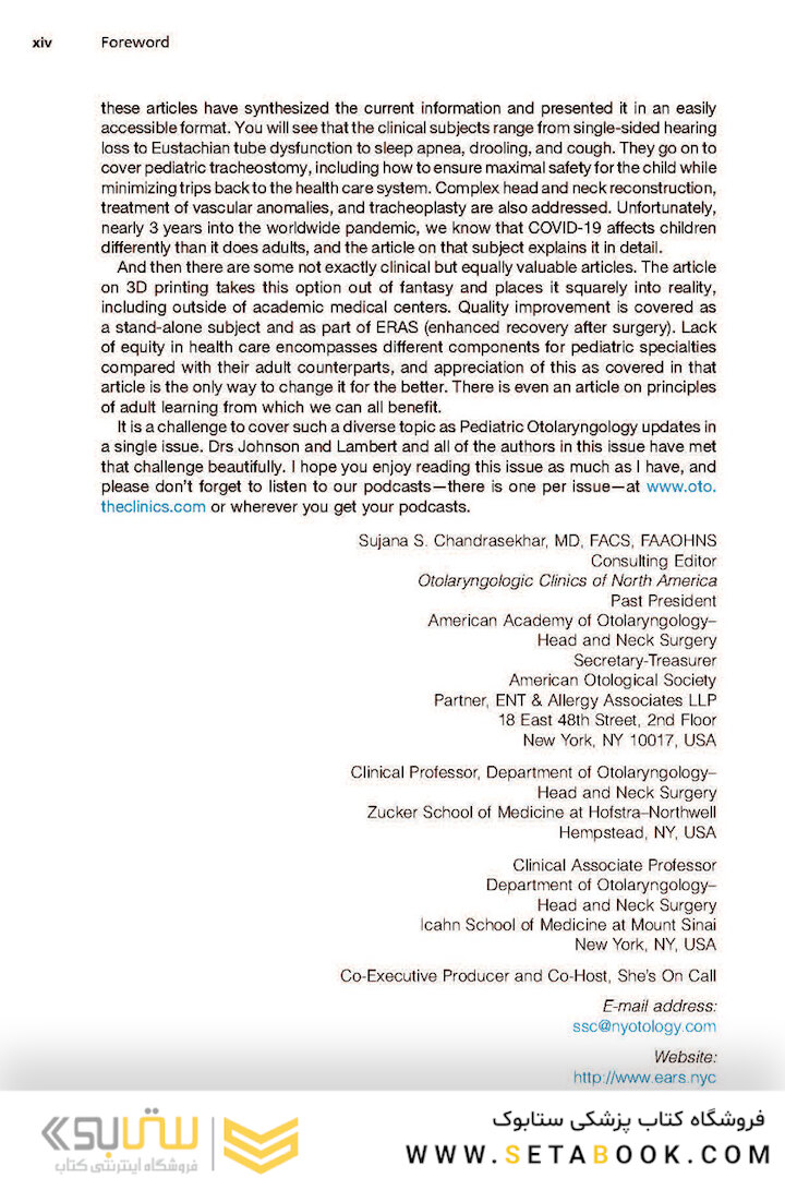 Updates in Pediatric Otolaryngology , An Issue of Otolaryngologic Clinics of North America