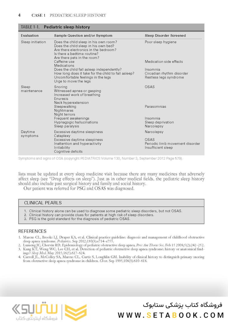 Pediatric Sleep Pearls