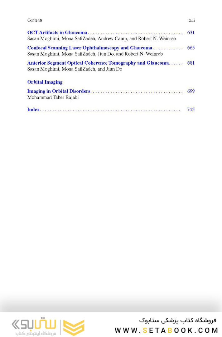 Diagnostics in Ocular Imaging: Cornea, Retina, Glaucoma and Orbit