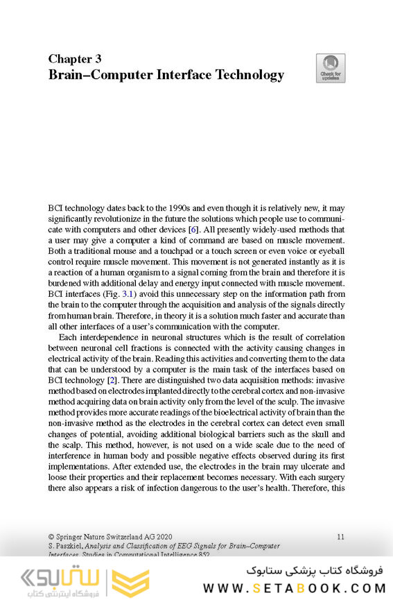 Analysis and Classification of EEG Signals for Brain–Computer Interfaces