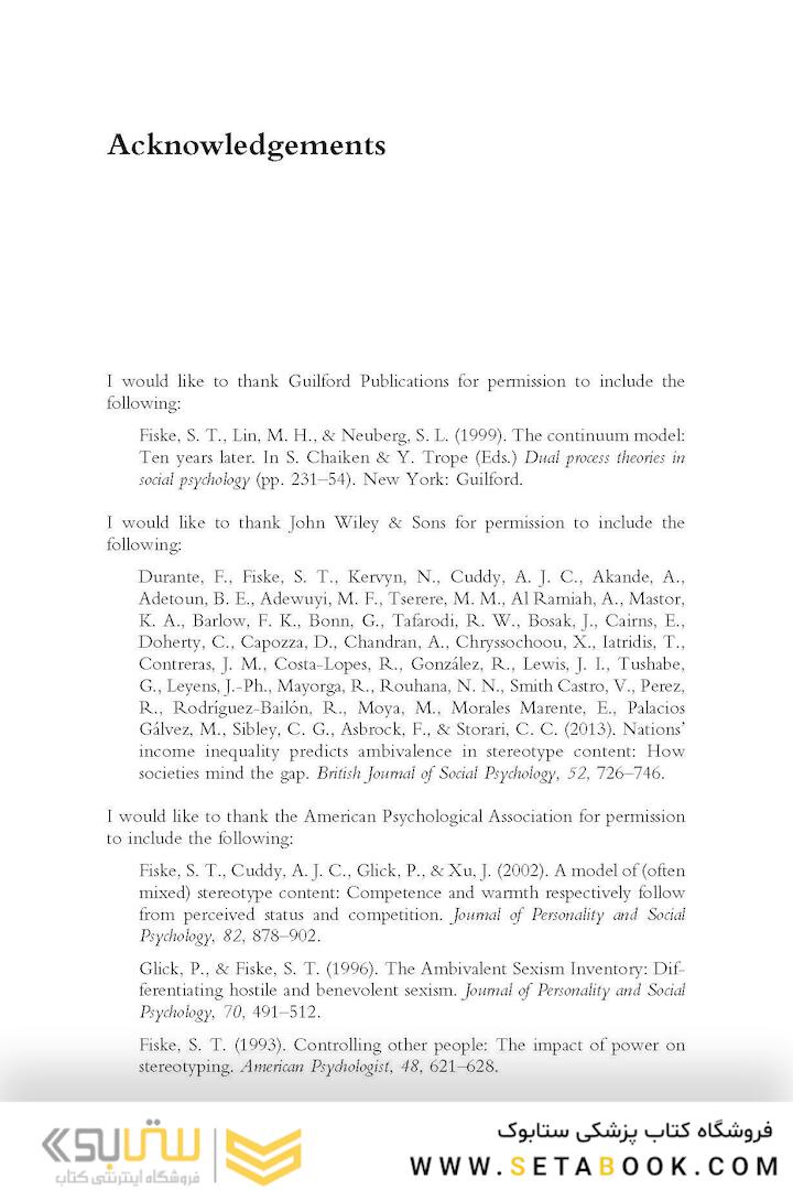 Social Cognition : Selected Works of Susan Fiske