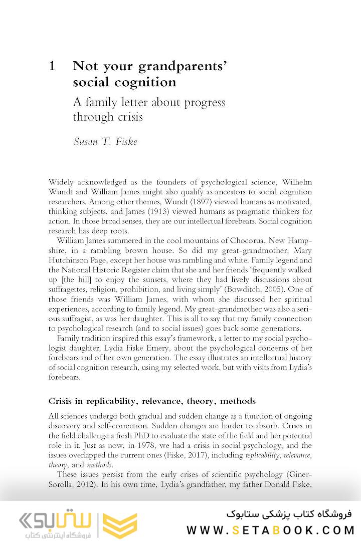 Social Cognition : Selected Works of Susan Fiske