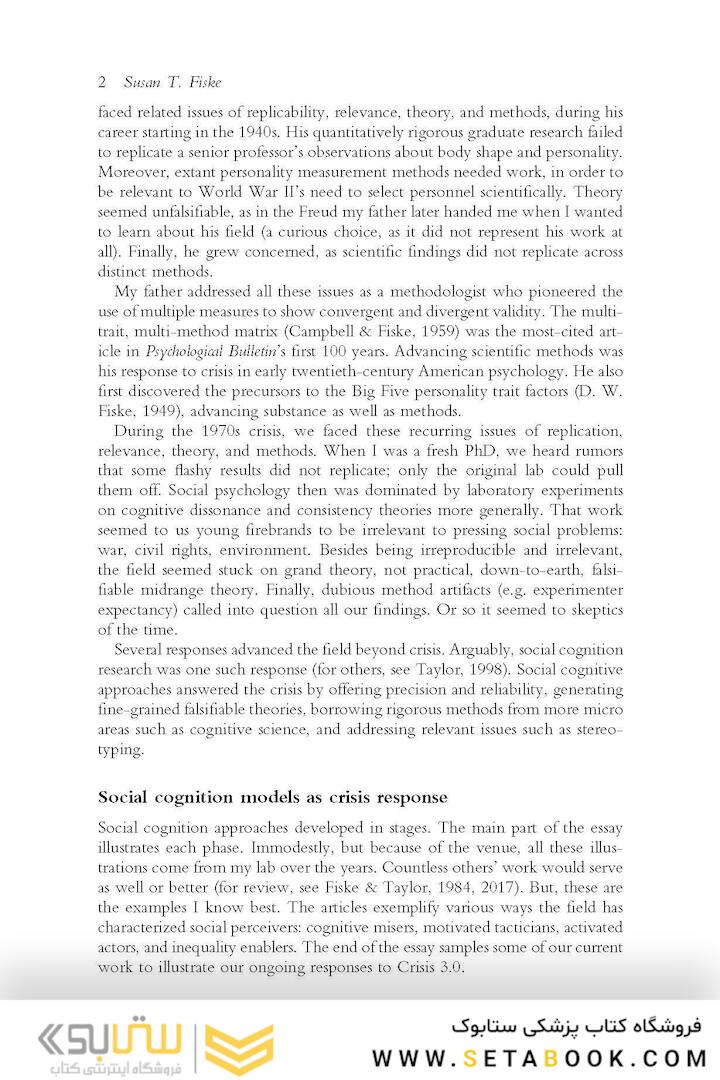 Social Cognition : Selected Works of Susan Fiske