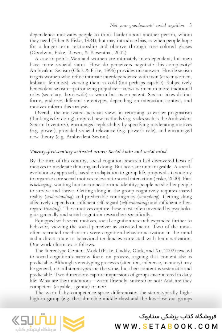 Social Cognition : Selected Works of Susan Fiske