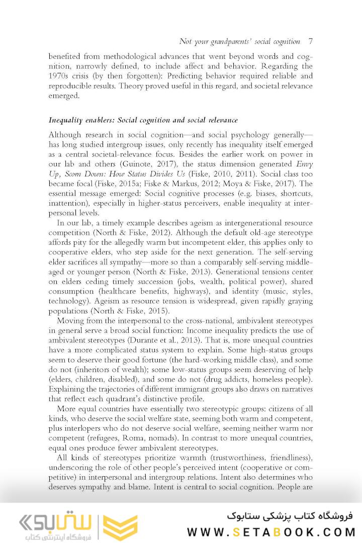 Social Cognition : Selected Works of Susan Fiske