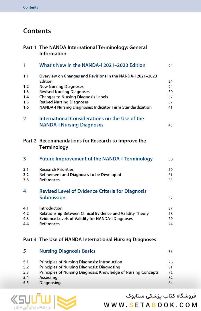NANDA International Nursing Diagnoses: Definitions - Classification, 2021-2023 12th Edicion
