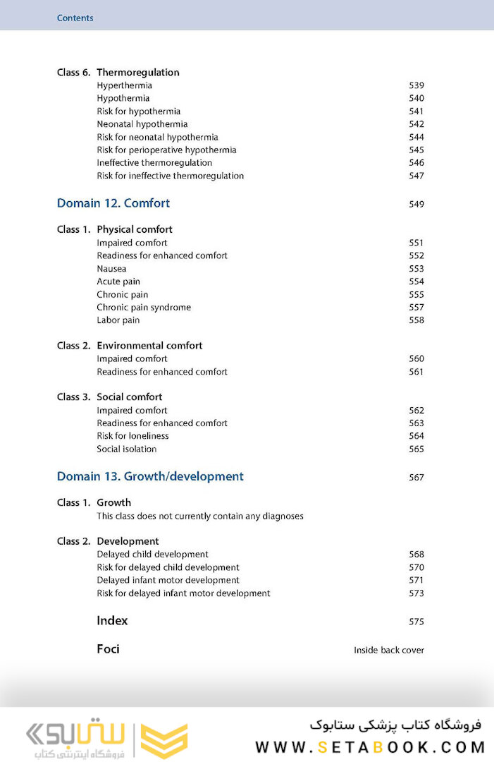 NANDA International Nursing Diagnoses: Definitions - Classification, 2021-2023 12th Edicion