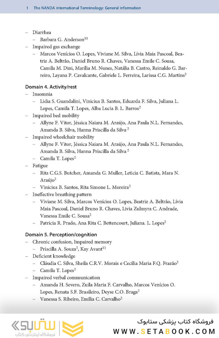 NANDA International Nursing Diagnoses: Definitions - Classification, 2021-2023 12th Edicion