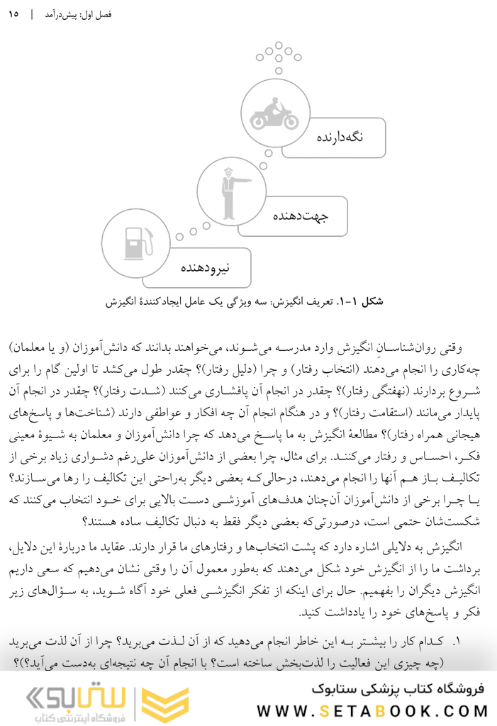انگیزش در آموزش و یادگیری نظریه  ها و روش  ها