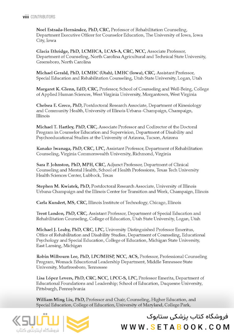 The Professional Practice of Rehabilitation Counseling 3rd Edition