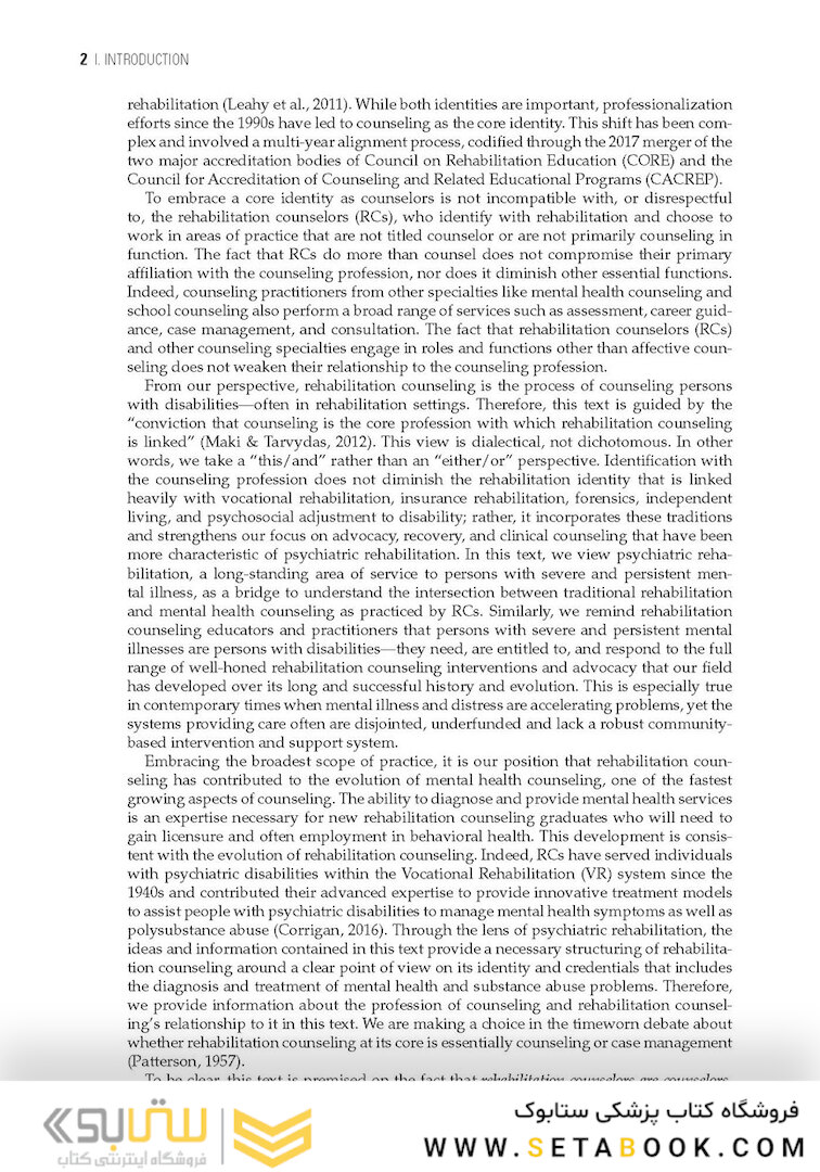 The Professional Practice of Rehabilitation Counseling 3rd Edition