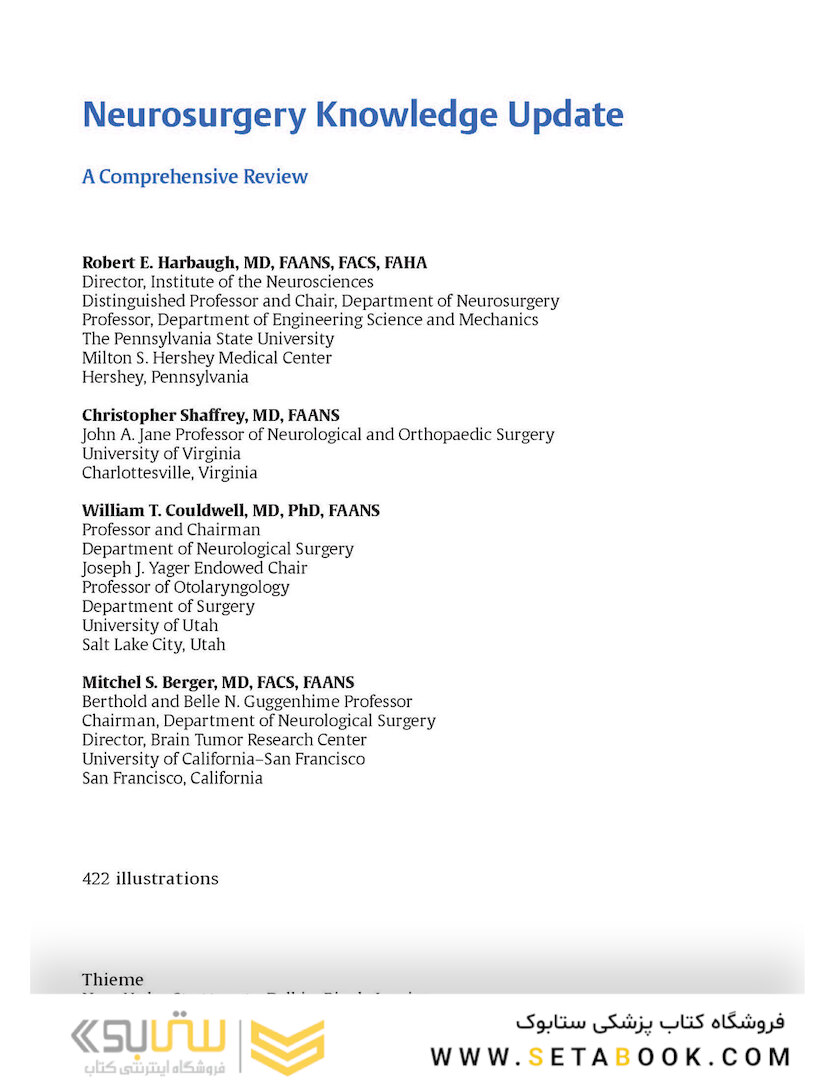Neurosurgery Knowledge Update : A Comprehensive Review 2015