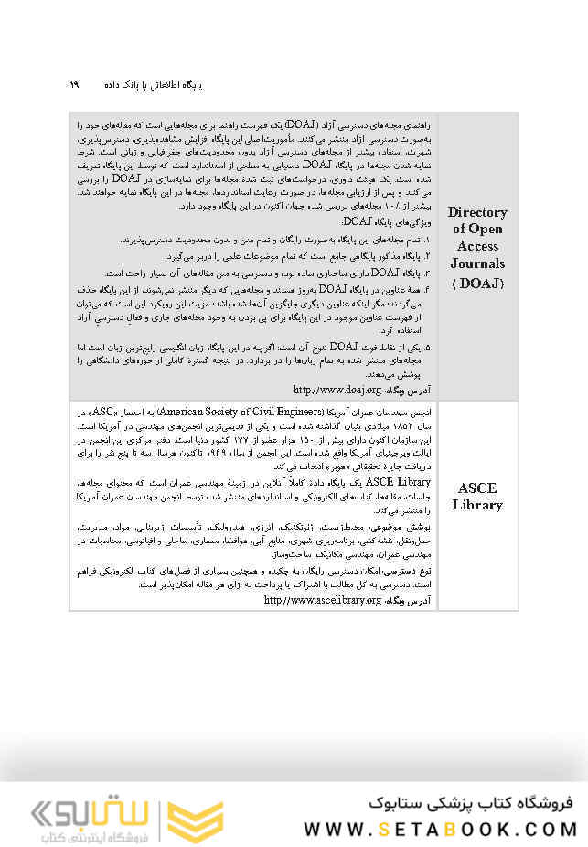 پایگاه های اطلاعاتی علمی