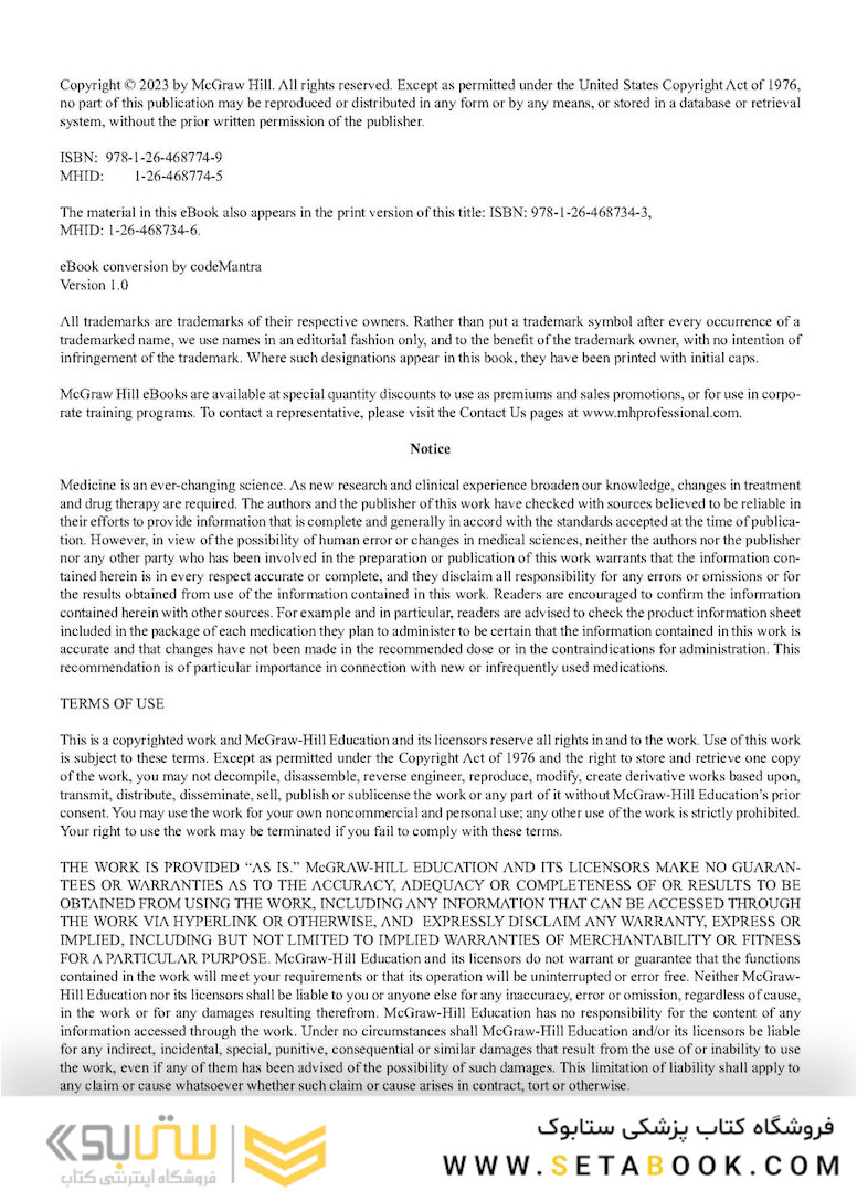 CURRENT Medical Diagnosis and Treatment 2023 62st Edicion