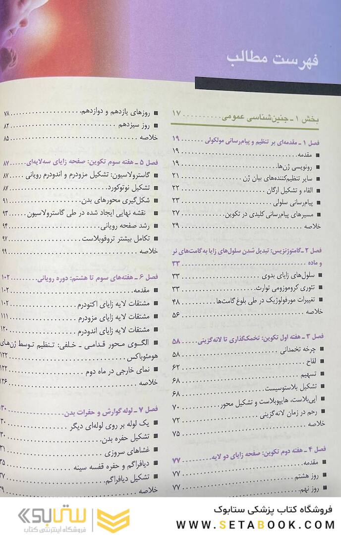 جنین شناسی پزشکی لانگمن 2024