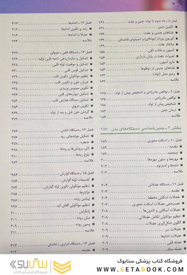 جنین شناسی پزشکی لانگمن 2024