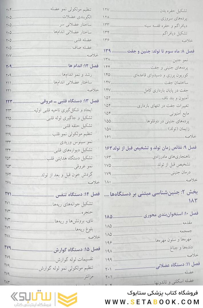 جنین شناسی پزشکی لانگمن 2024