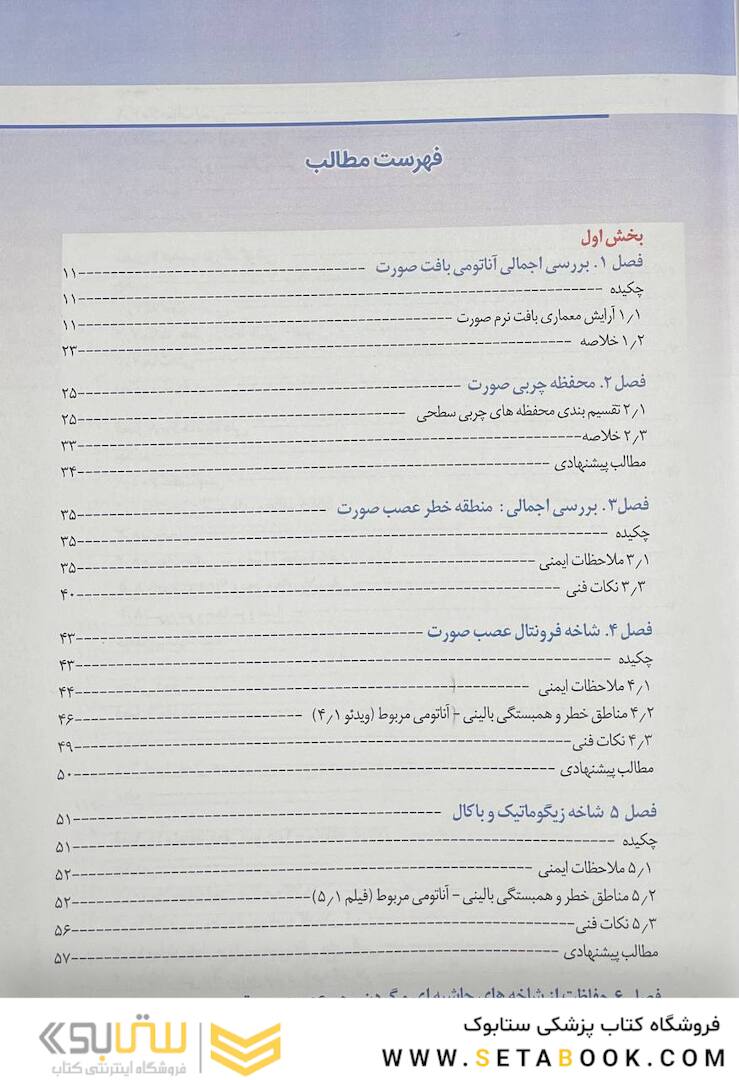 منطقه خطر صورت