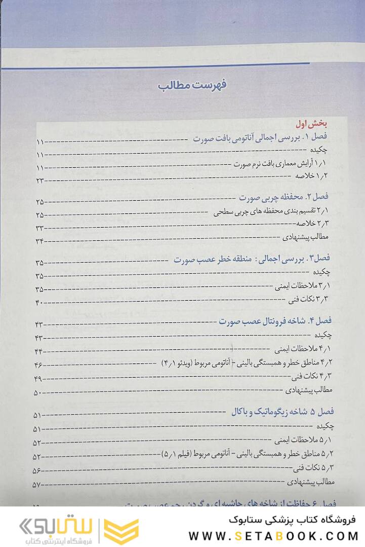 منطقه خطر صورت