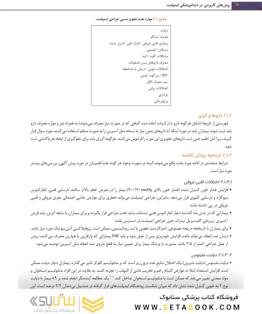 روش های کاربردی در دندانپزشکی ایمپلنت 2021