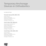Temporary Anchorage Devices in Orthodontics 2nd Edition 2021