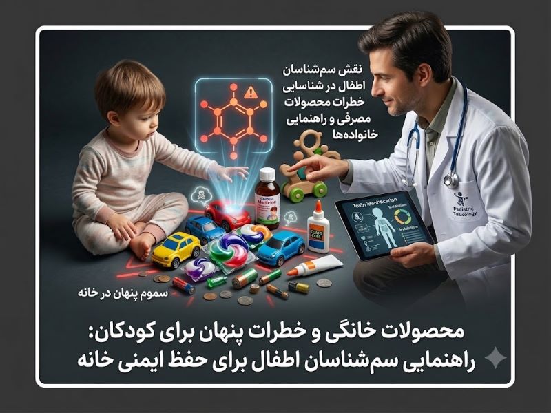 خطرات محصولات مصرفی برای کودکان و نقش سم‌شناسان اطفال