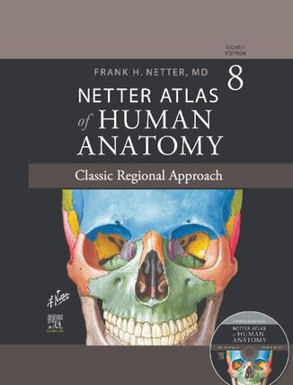 عکس Netter Atlas of HUMAN ANATOMY 8e 2023 (تحریر)